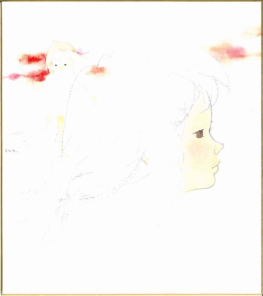 『いわさきちひろのせかい』他 色紙28枚 本１冊【おまけ】専用額 いわさきちひろのせかい』他 色紙28枚 本1冊【おまけ】専用額